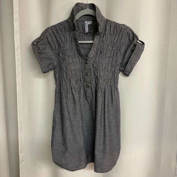 Street flowers gray tunic size small - Picture 1 of 6